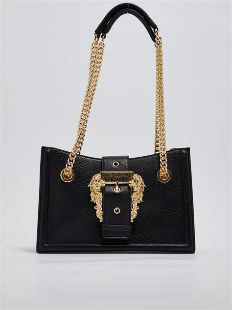 borasa bauletto donna versace|Borse Versace in Pelle Nero .